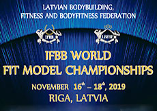 2019 IFBB World FitModel Championships Riga